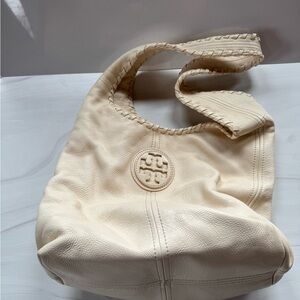 Tory Burch Cream Hobo Bag